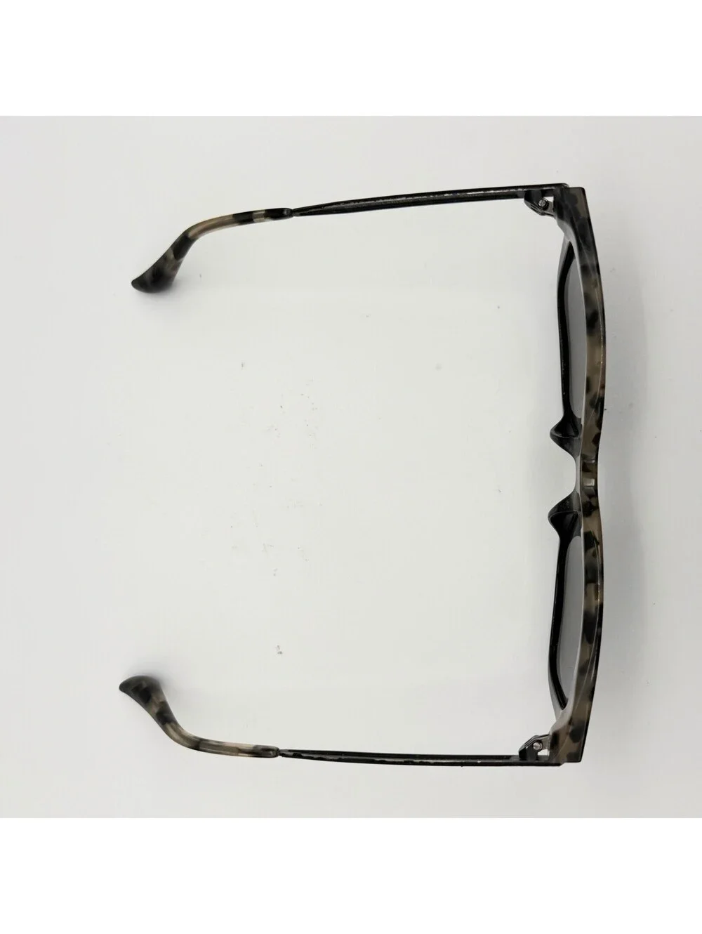 DIFF Bella Polarized Square Sunglasses Black Tortoise Gray Womens GF-GG10P